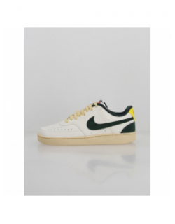 Baskets court vision blanc vert homme - Nike