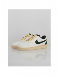 Baskets court vision blanc vert homme - Nike