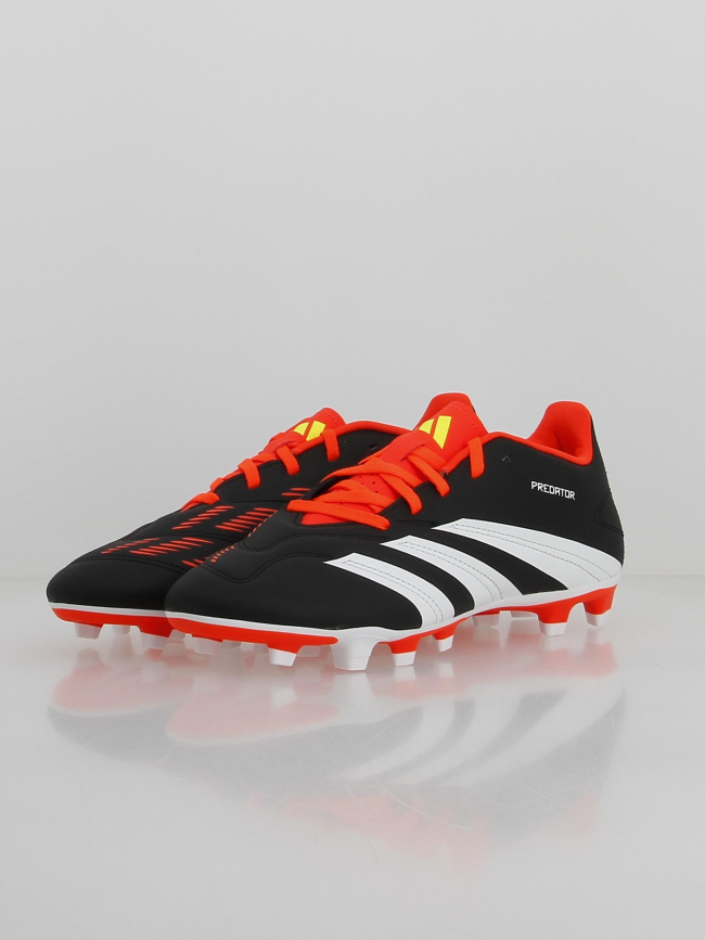 Chaussures de football predator club fxg noir orange - Adidas