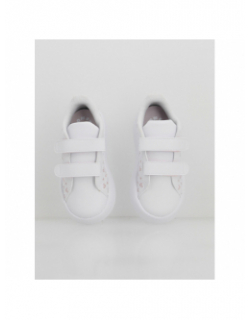 Baskets à scratch advantage cf cœur blanc fille - Adidas