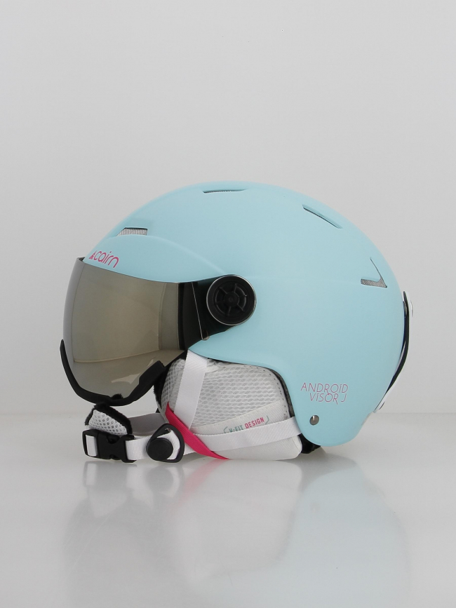 Casque de ski visière android visor bleu enfant - Cairn