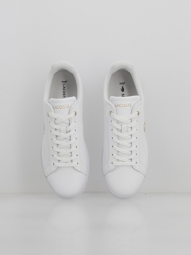 Baskets court carnaby blanc femme - Lacoste