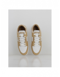 Baskets court cage blanc beige homme - Lacoste