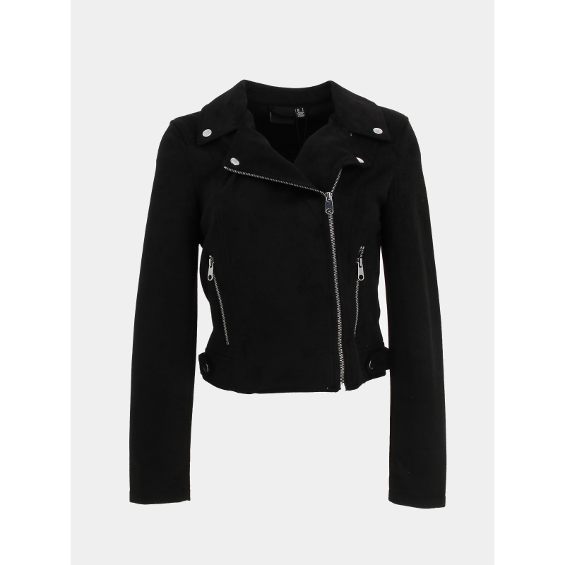 Veste perfecto suédine jose noir femme - Vero Moda