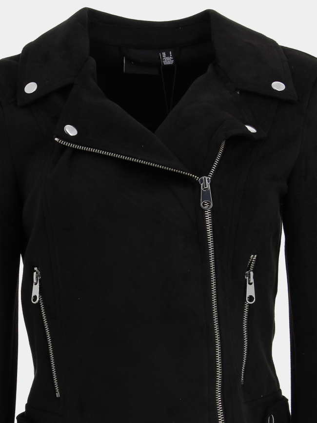 Veste perfecto suédine jose noir femme - Vero Moda