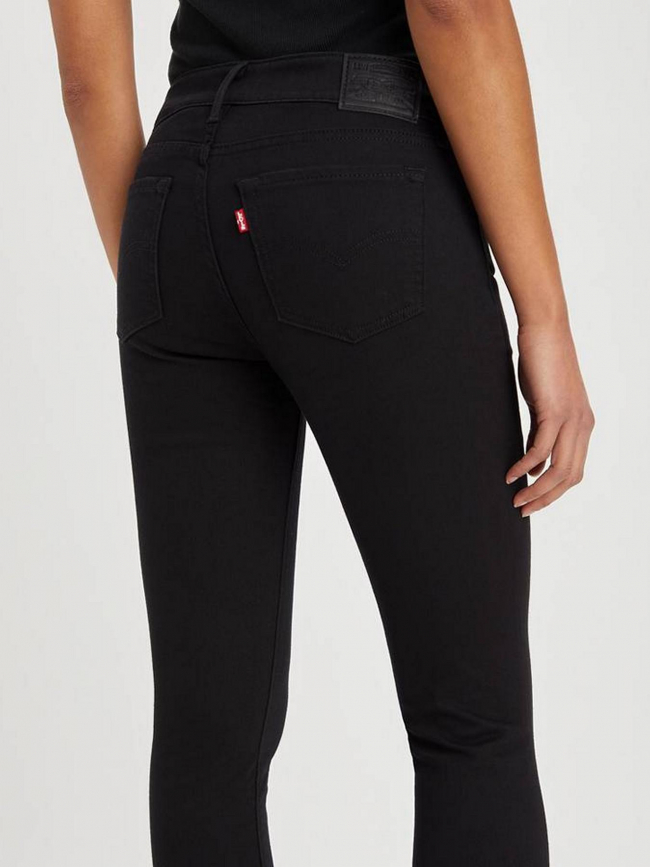 Jean 711 skinny double bouton noir femme - Levi's