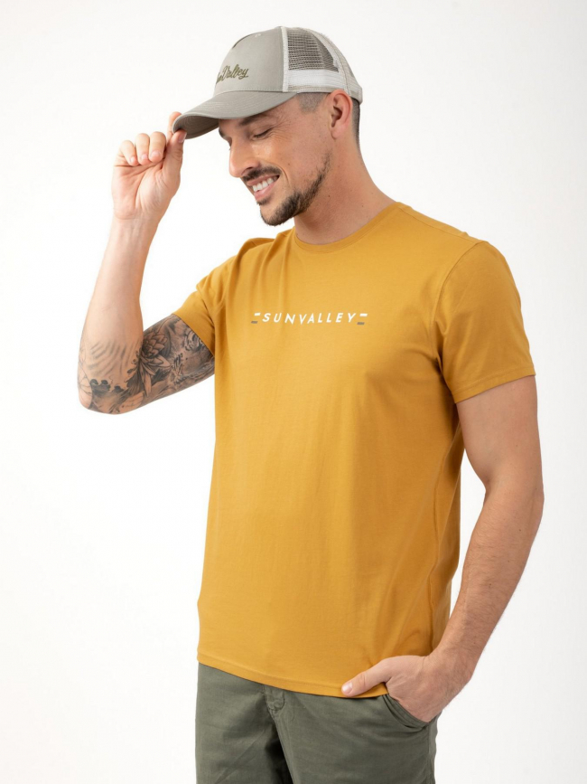 T-shirt codrep jaune homme - Sun Valley