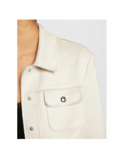 Veste légère suédine grami beige femme - Morgan