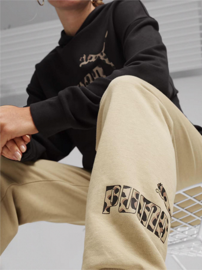 Jogging essential animal beige femme - Puma
