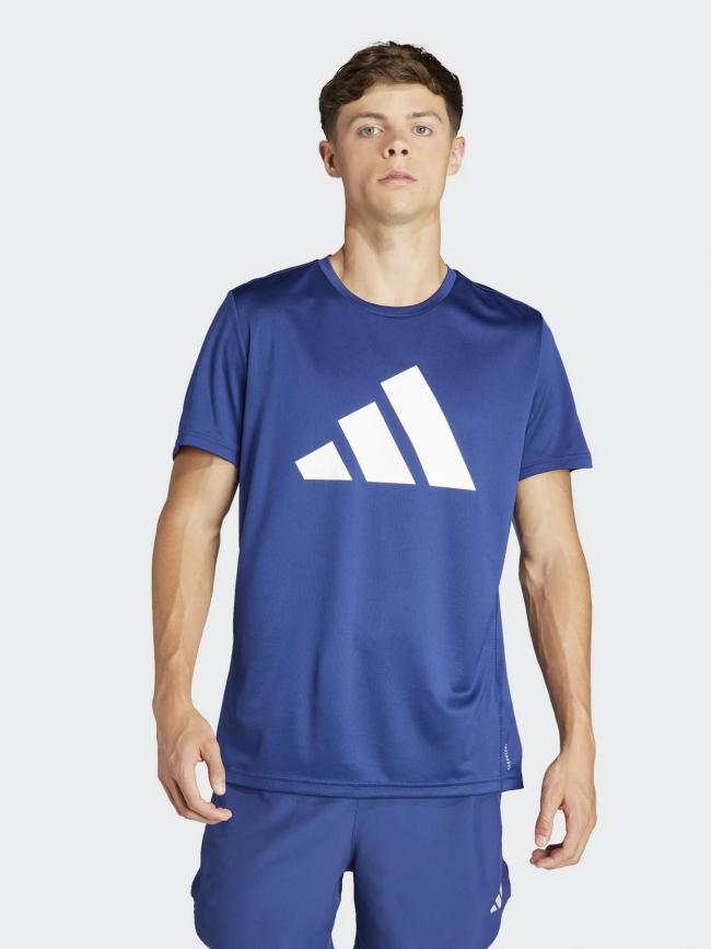 T-shirt run it bleu marine homme - Adidas