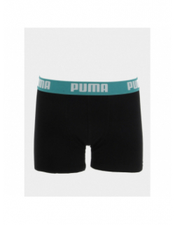 Pack 2 boxers basix printed noir garçon - Puma