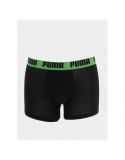 Pack 2 boxers basic noir/vert homme - Puma