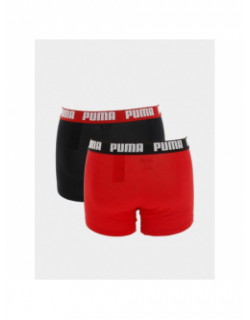 Pack 2 boxers basic noir/rouge homme - Puma