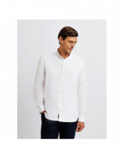 Chemise manches longues kyvo blanc homme - Izac