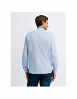 Chemise manches longues kyvo bleu homme -Izac