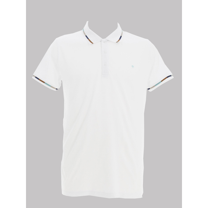 Polo gandil blanc homme - Benson & Cherry