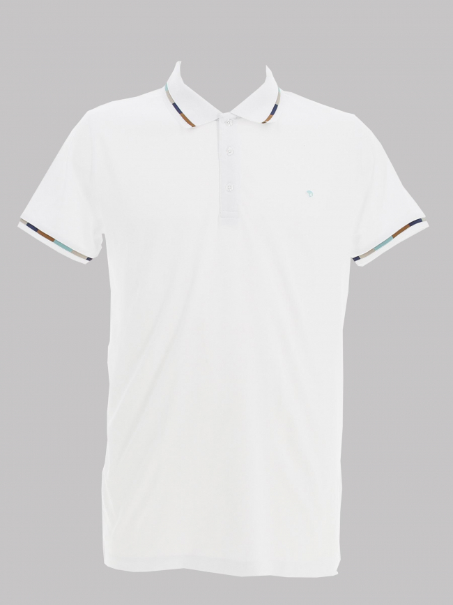 Polo gandil blanc homme - Benson & Cherry