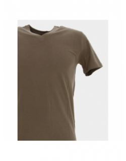 T-shirt tawax marron homme - Teddy Smith