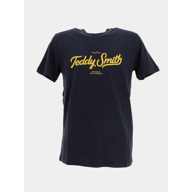 T-shirt janick bleu marine homme - Teddy Smith