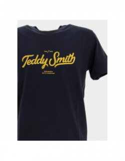 T-shirt janick bleu marine homme - Teddy Smith