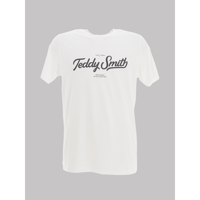 T-shirt janick blanc homme - Teddy Smith