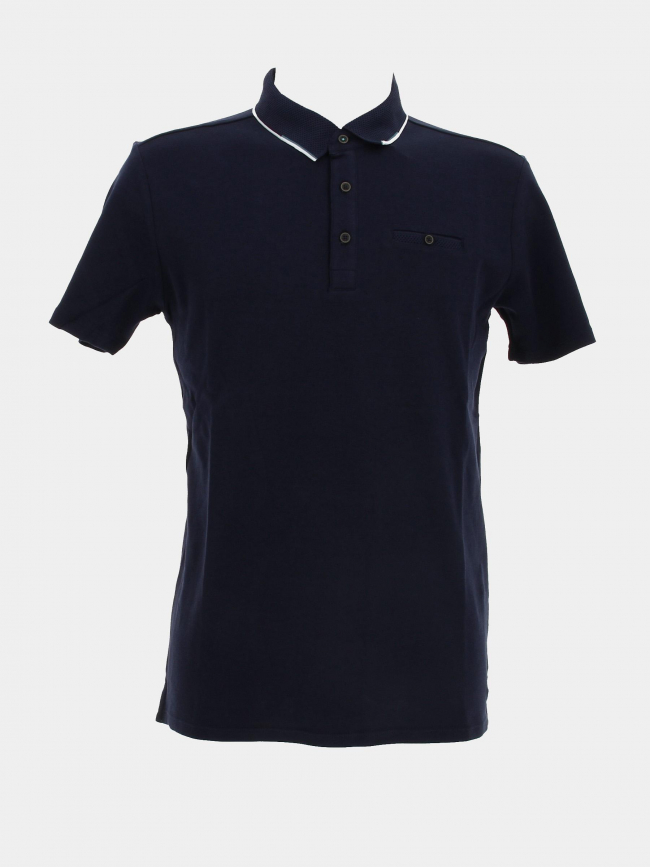 Polo milio bleu marine homme - Teddy Smith