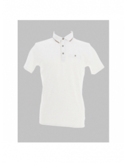 Polo milio uni blanc homme - Teddy Smith