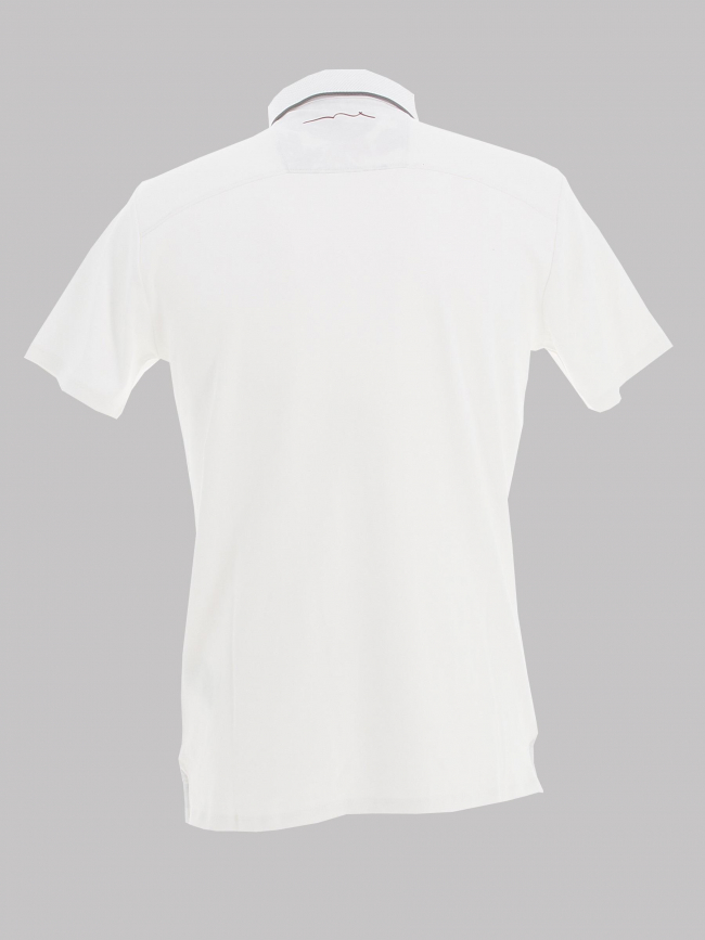 Polo milio uni blanc homme - Teddy Smith