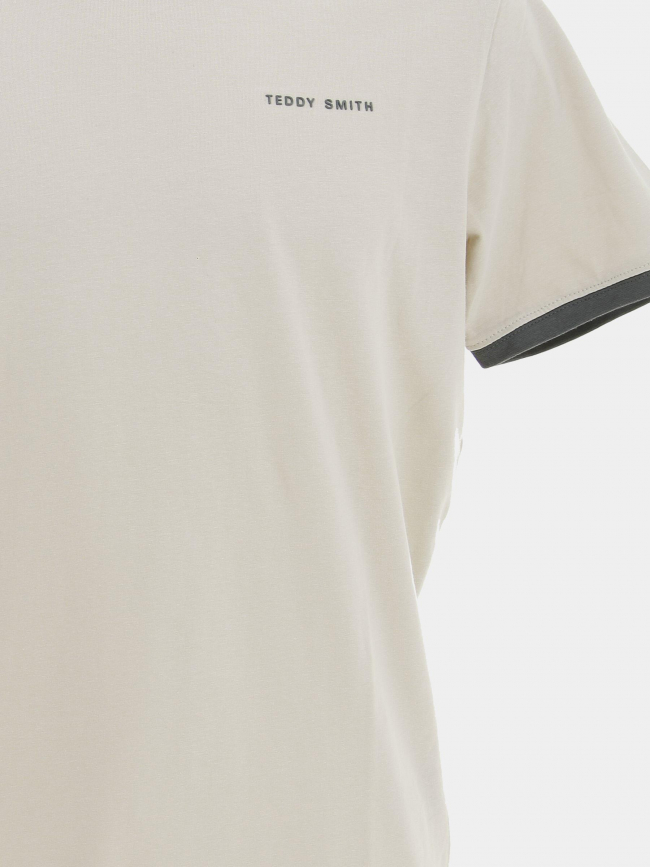 T-shirt the tee beige homme - Teddy Smith