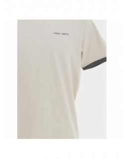 T-shirt the tee beige homme - Teddy Smith