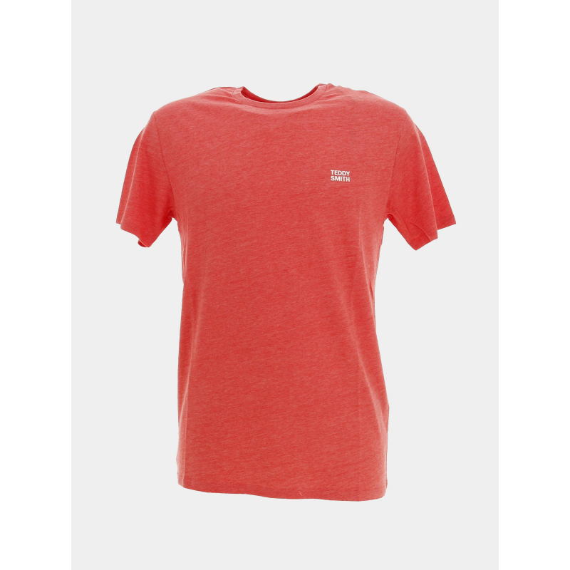 T-shirt the tee rouge corail homme - Teddy Smith