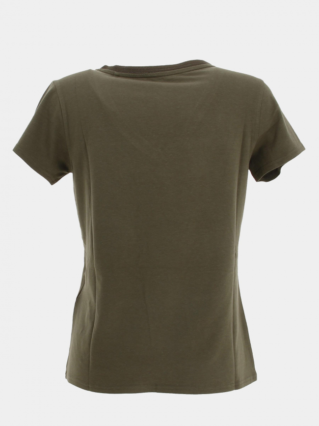 T-shirt mia kaki femme - Teddy Smith