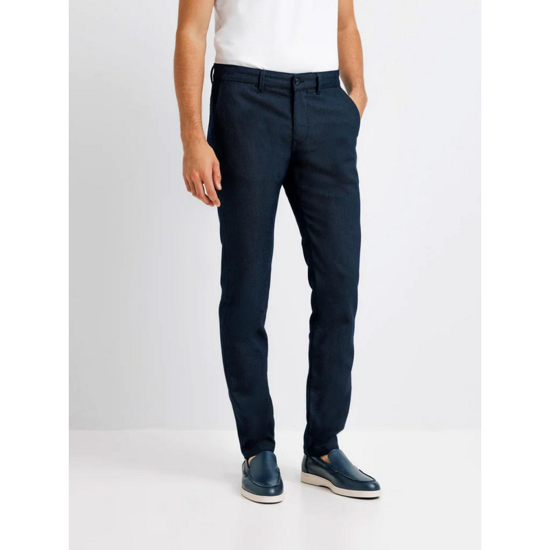 Pantalon slim perry bleu marine homme - Izac