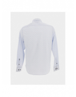 Chemise manches longues keno bleu homme - Izac