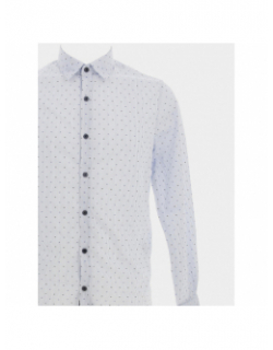 Chemise manches longues keno bleu homme - Izac