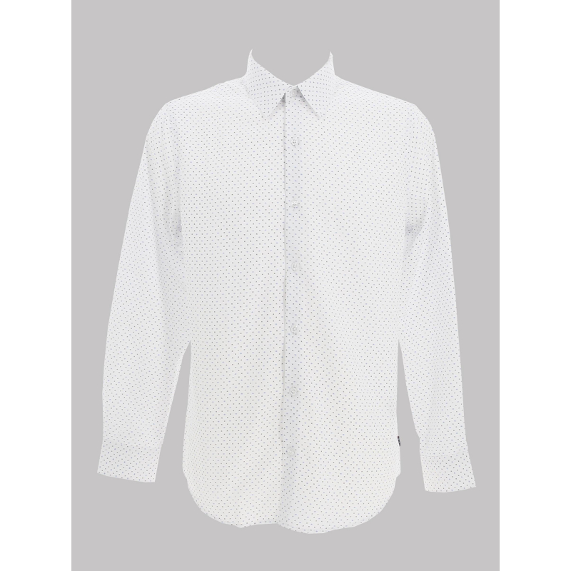 Chemise manches longues martin imprimé blanc homme - Izac