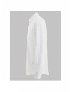 Chemise manches longues martin imprimé blanc homme - Izac