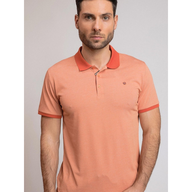 Polo grimeca orange homme - Benson & Cherry