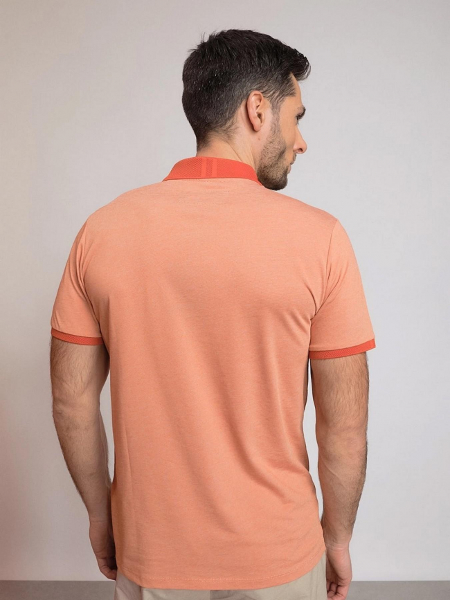 Polo grimeca orange homme - Benson & Cherry