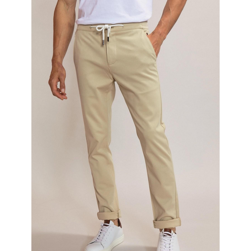 Pantalon tapered jonski beige homme - Benson & Cherry