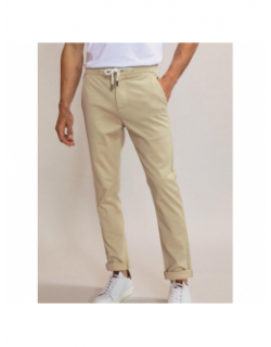 Pantalon tapered jonski beige homme - Benson & Cherry