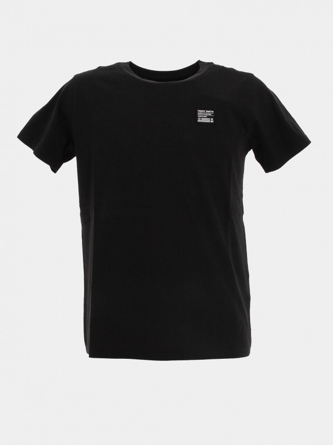 T-shirt rec noir garçon - Teddy Smith