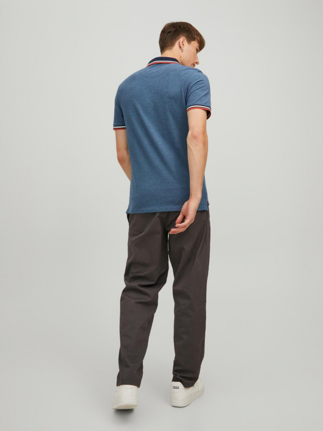 Polo manches courtes bleu homme - Jack & Jones