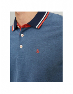 Polo manches courtes bleu homme - Jack & Jones