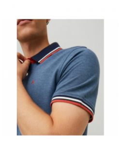 Polo manches courtes bleu homme - Jack & Jones