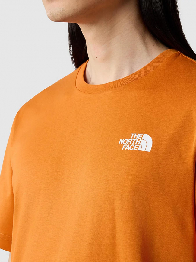 T-shirt redbox orange homme- The North Face