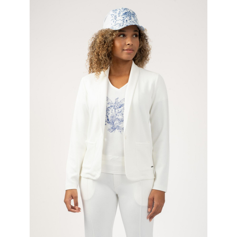 Veste sweat deegel blanc femme - Sun Valley