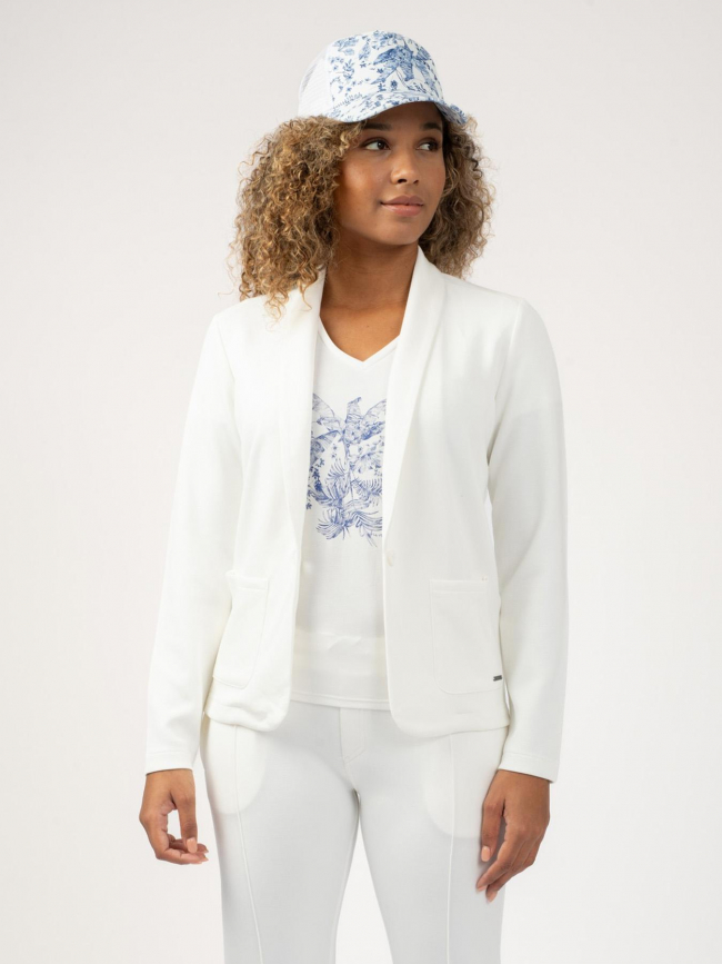 Veste sweat deegel blanc femme - Sun Valley