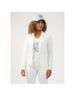 Veste sweat deegel blanc femme - Sun Valley