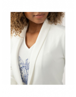 Veste sweat deegel blanc femme - Sun Valley